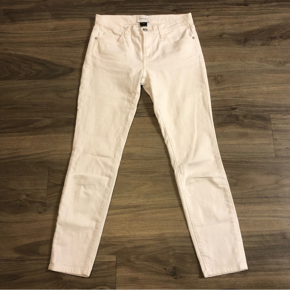 Current/Elliott Jeans Women's 25 Skinny Clean White The Stiletto Style
